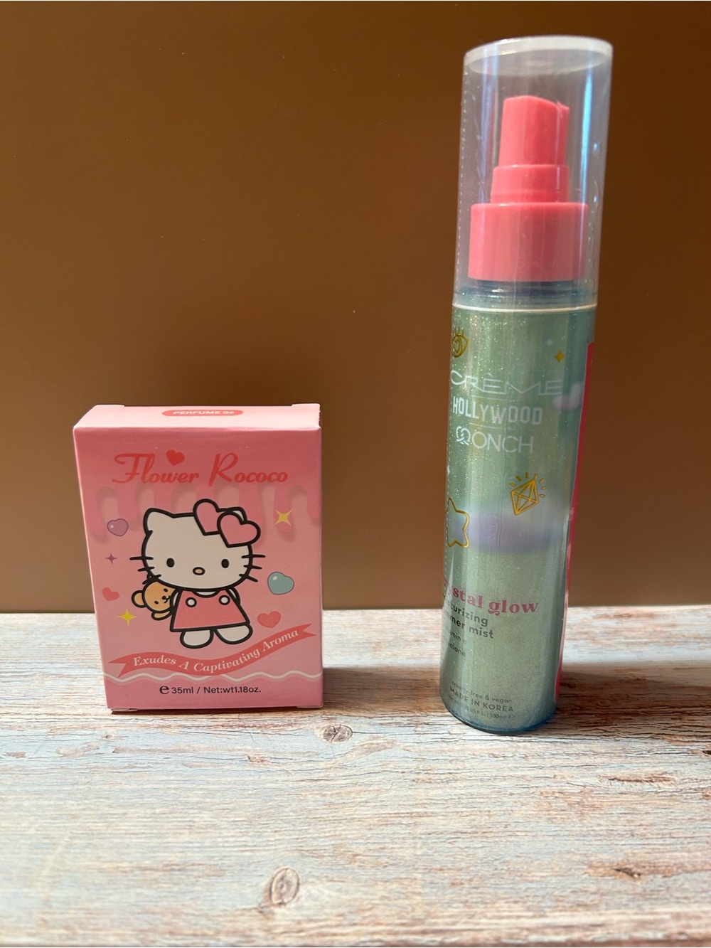 Hello Kitty Fragrance And Crystal Glow Shimmer Mist